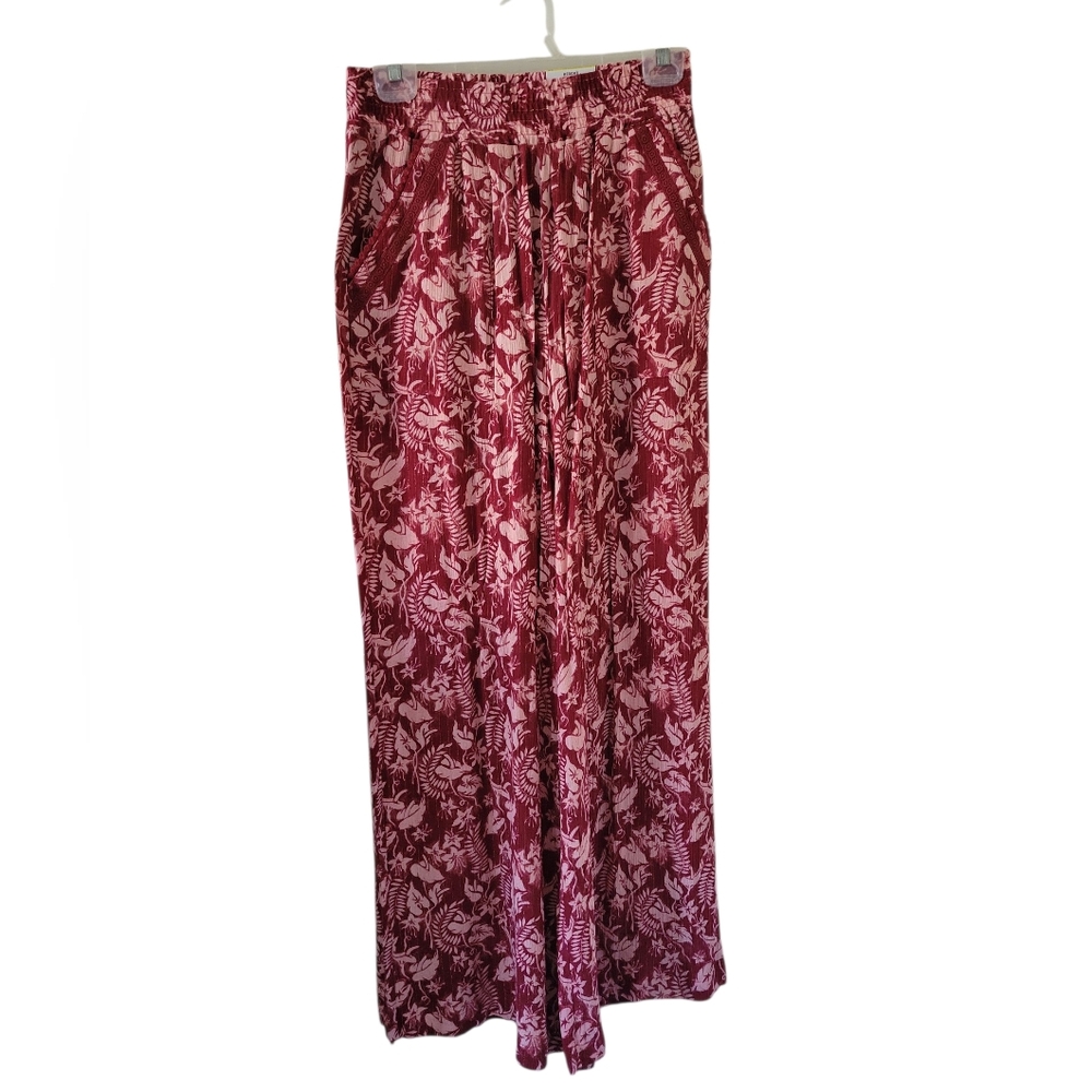 INC International Concepts Botanical Print Wide Leg Pants New - Picture 2 of 11